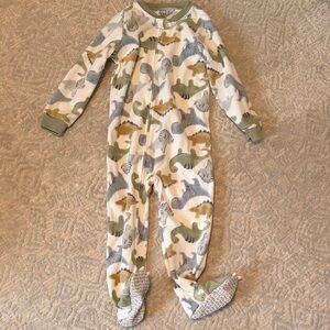 Dinosaur Print Kids One Piece Pajama